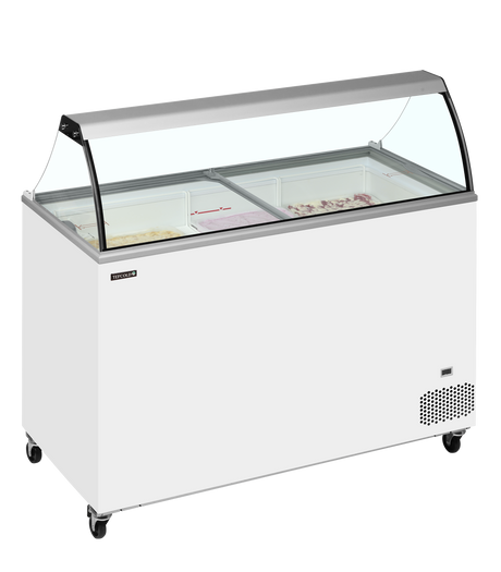 Tefcold Scoop Ice Cream Display W/Baskets 350L, -24 to -14°C – IC401SC + CANOPY – image 2