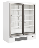 Glass Door Freezer - Galaxy+ GPF2D White