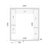 Cold Room Panels - Cold Room 240x270x220