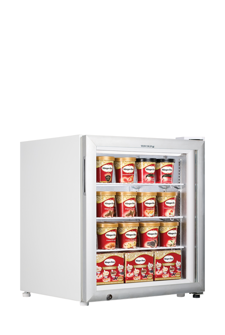 Tefcold Glass Door Display Freezer 88L, Glass Door, -24 to -12°C – UF100G – image 2