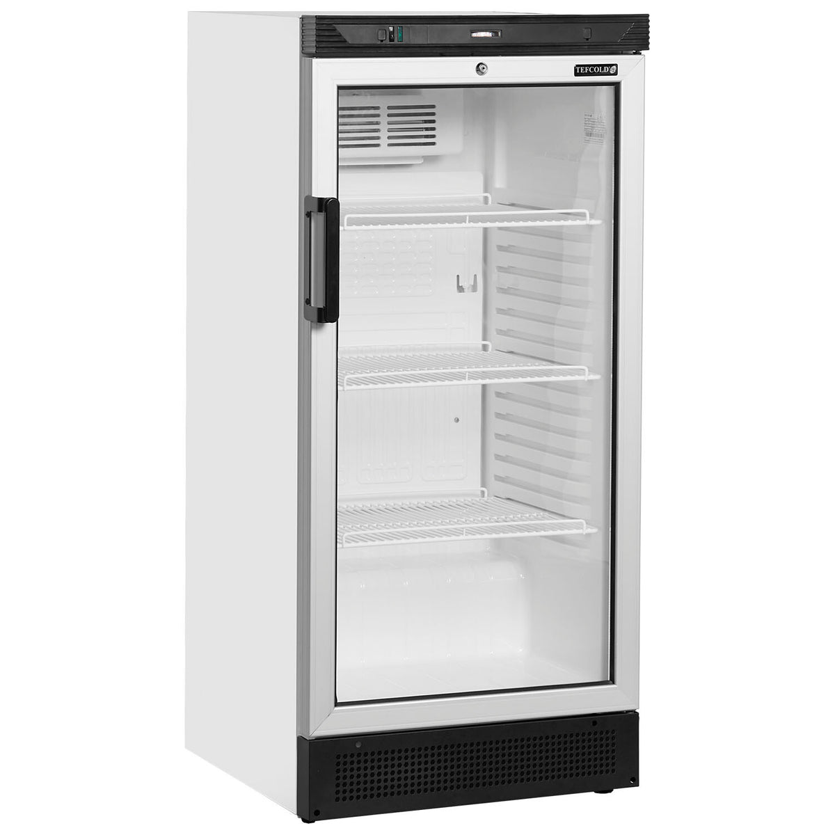 Tefcold Glass Door Merchandiser 190L, Glass Door, +2 to +12°C – FS1220