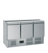 G-Line Gastronorm Saladette Counter 368L, 3-Door Solid, +2 to +10°C – GS365