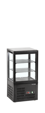 Tefcold Refrigerated Glass Display 58L, Glass Door, +2 to +12°C – UPD60