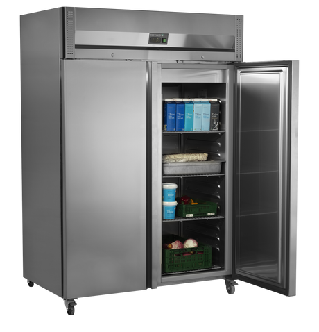 Tefcold Gastronorm Solid Door Refrigerator 954L, 2-Door Solid, -2 to +8°C – RK1420X1 – image 2