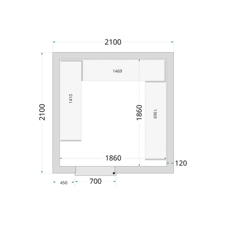 Cold Room Panels - Cold Room 210x210x220