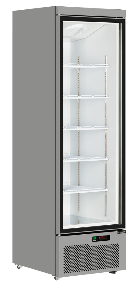 Tefcold Glass Door Merchandiser 459L, Glass Door, -1 to +10°C – Atom Maxi C1DS