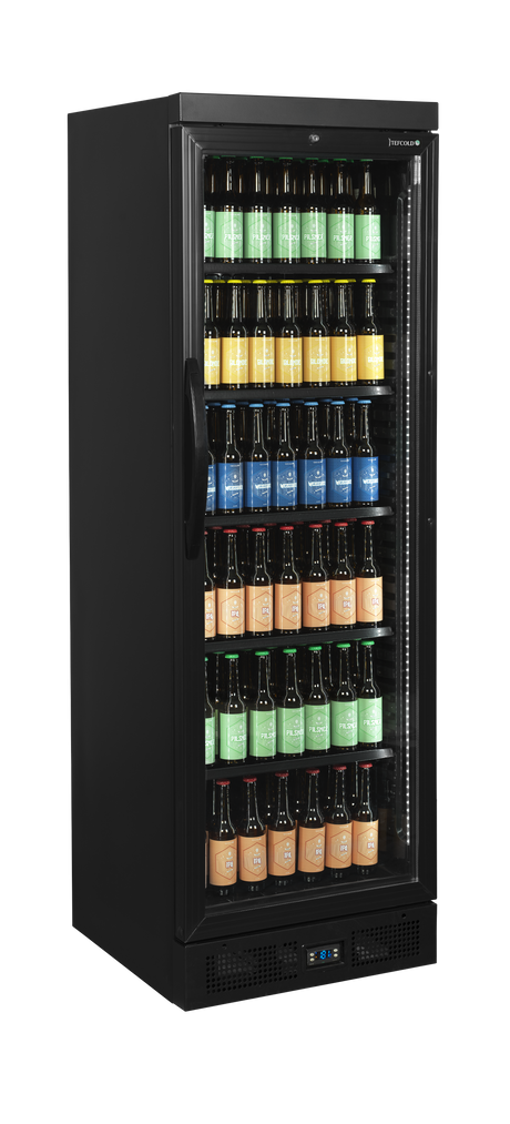 Tefcold Glass Door Merchandiser 219L, Glass Door, +2 to +10°C – CEV435 BLACK – image 2