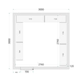Cold Room Panels - Cold Room 300x300x220
