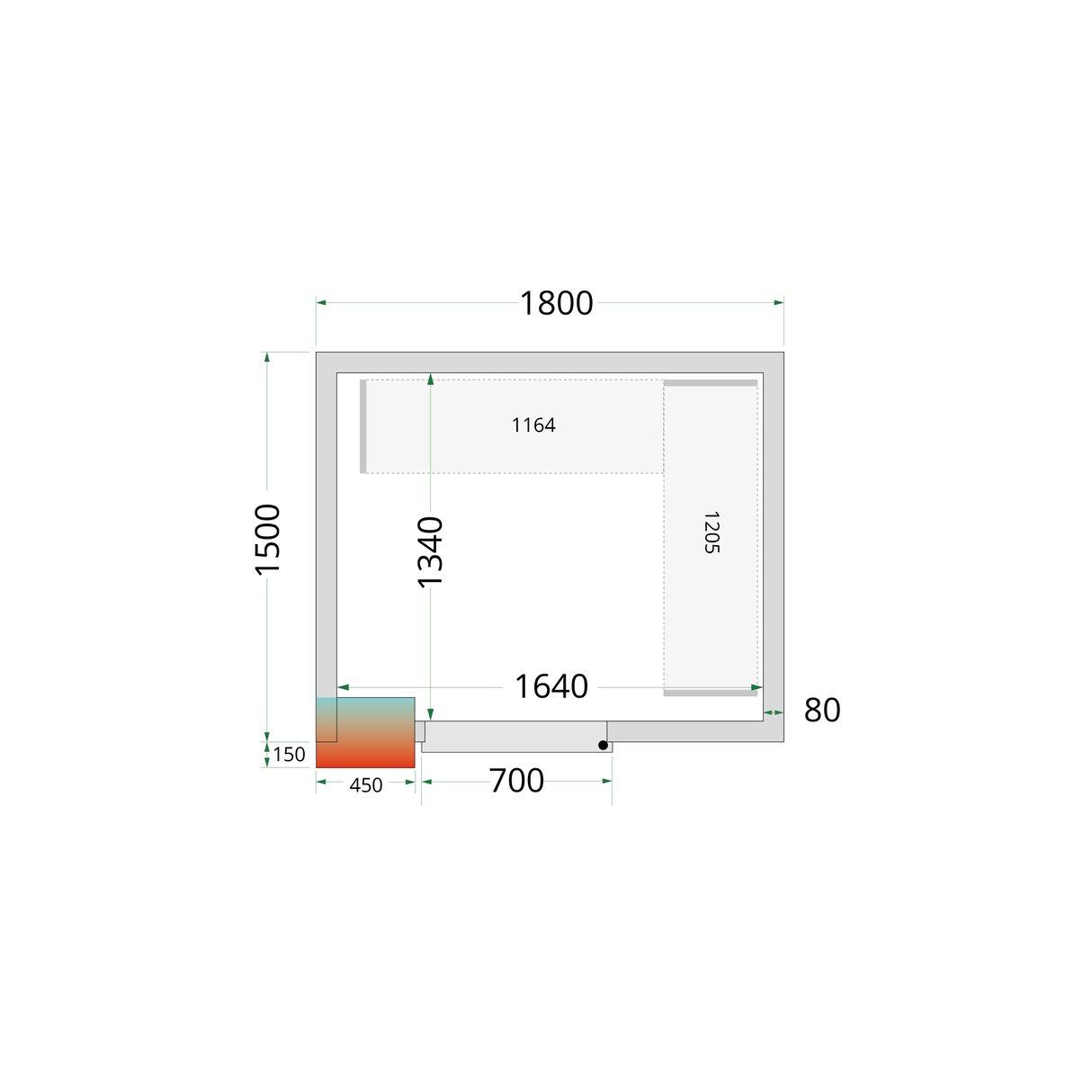 - - Chiller Room - CRPF1815