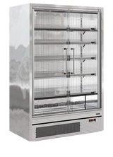 Tefcold Multideck with Doors 629L, 2-Door Glass, -1 to +5°C – Galaxy+ GP14FGD SS