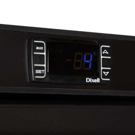Tefcold Glass Door Merchandiser 350L, Glass Door, +2 to +10°C – UR400G BLACK – image 4
