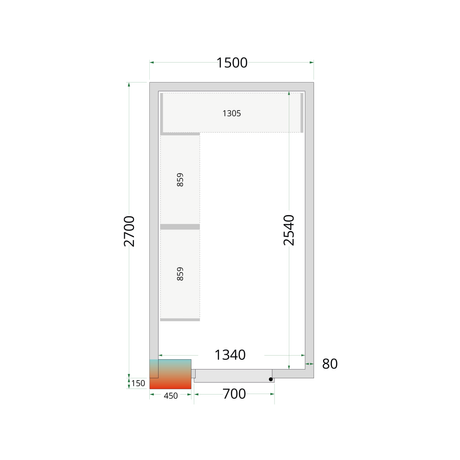 Tefcold CRPF1527 – Shelf Rack System Kit