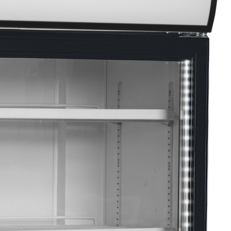 Tefcold Glass Door Merchandiser 524L, 2-Door Glass, +2 to +10°C – FSC1000H – image 4