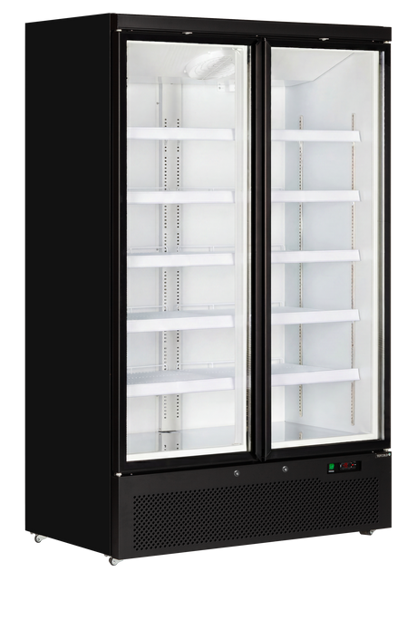 Tefcold Display Freezer 702L, 2-Door Glass, -18 to -22°C – Atom Maxi F2DB