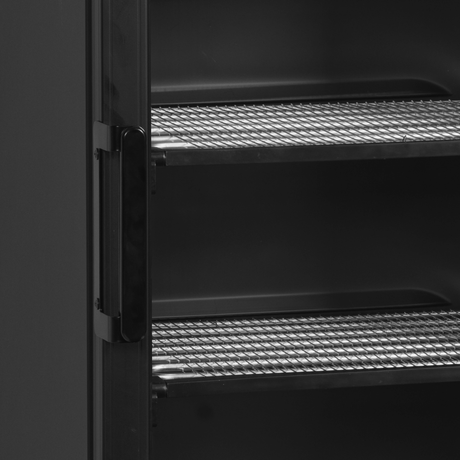 Tefcold Glass Door Freezer 270L, Glass Door, -24 to -14°C – UFSC371GCP Black – image 3