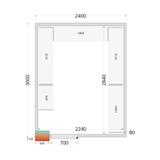 - - CRPF2430 - Shelf Rack System Kit