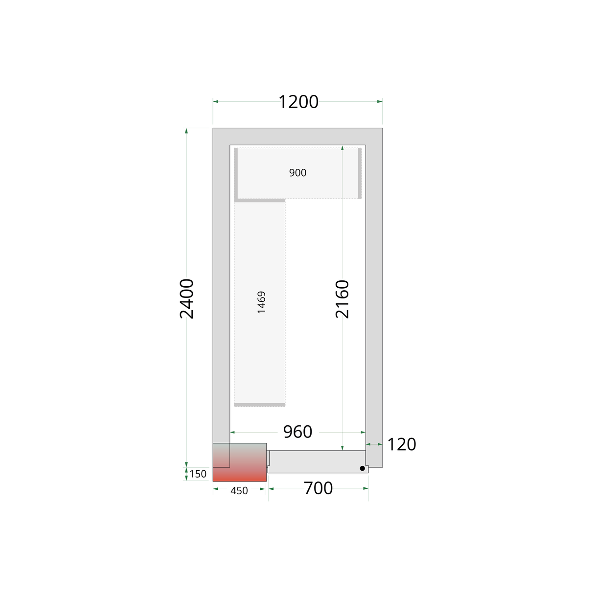 - - Freezer Room - CRNF1224