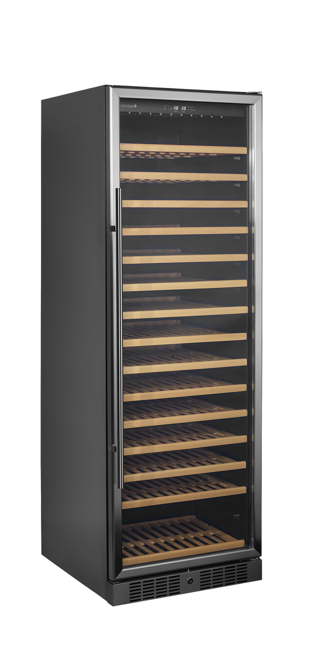 Tefcold Wine Cooler 350L, Glass Door, +5 to +18°C – TFW400-S