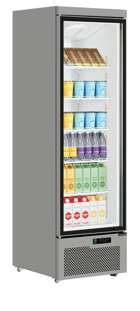 Tefcold Glass Door Merchandiser 459L, Glass Door, -1 to +10°C – Atom Maxi C1DS – image 2