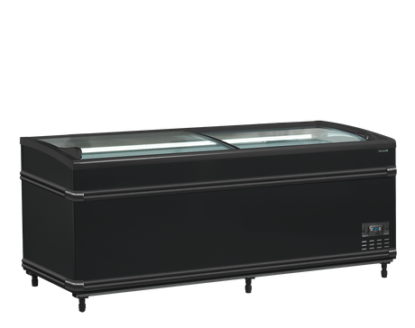 Tefcold Black Supermarket Chiller / Freezer 500L, -24 to -18 / -1 to +8°C – SFI185B HC-CF VS