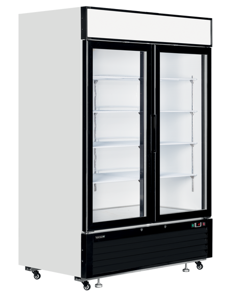 Tefcold Glass Door Display Freezer 922L, 2-Door Glass, -25 to -14°C – LGF5000