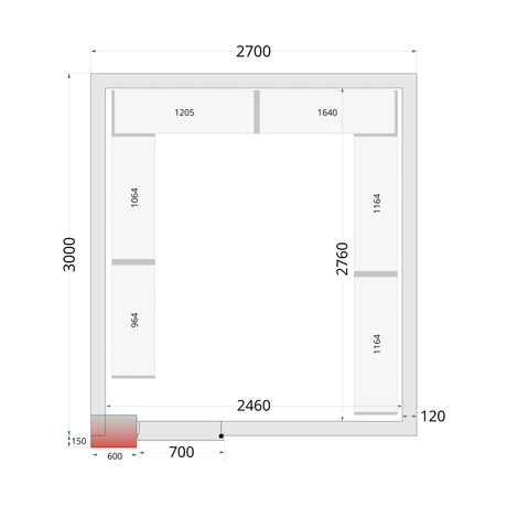Tefcold CRNF2730 – Shelf Rack System Kit
