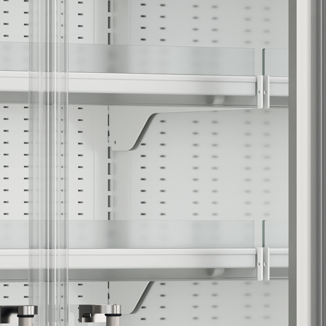 Tefcold Multideck with Doors 1258L, 4-Door Glass, -1 to +5°C – Galaxy+ GP26FGD White – image 3