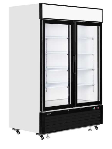 Tefcold Glass Door Merchandiser 922L, 2-Door Glass, +1 to +8°C – LGC5000