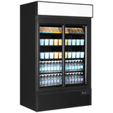 Glass Door Merchandiser - FSC1200S BLACK
