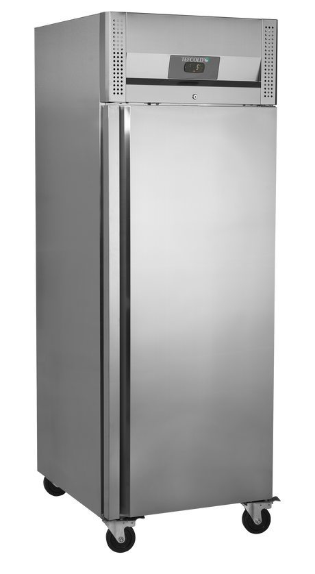 Tefcold Gastronorm Solid Door Refrigerator 408L, Solid Door, -2 to +8°C – RK710X1