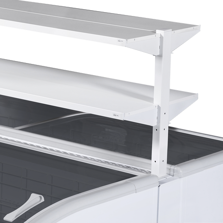 Tefcold High Vision Supermarket Freezer 430L, -24 to -18°C – SUPER 200HC DE White – image 3