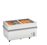 Arcaboa - Island Site Freezer - 750CHV WH