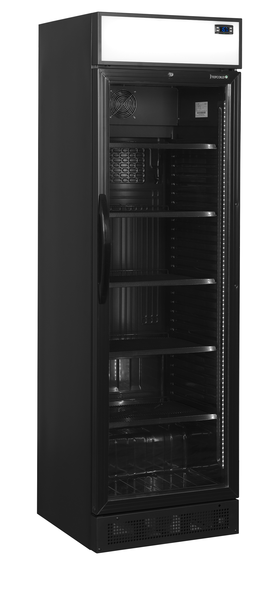 - - Glass Door Merchandiser - CEV435CP BLACK