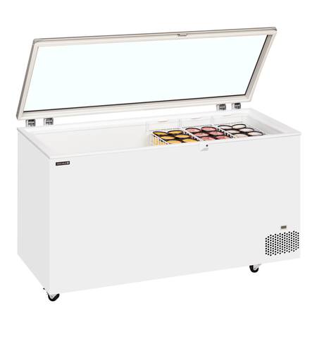 Tefcold Hinged Glass Lid Chest Freezer 350L, -24 to -14°C – ST401 – image 2