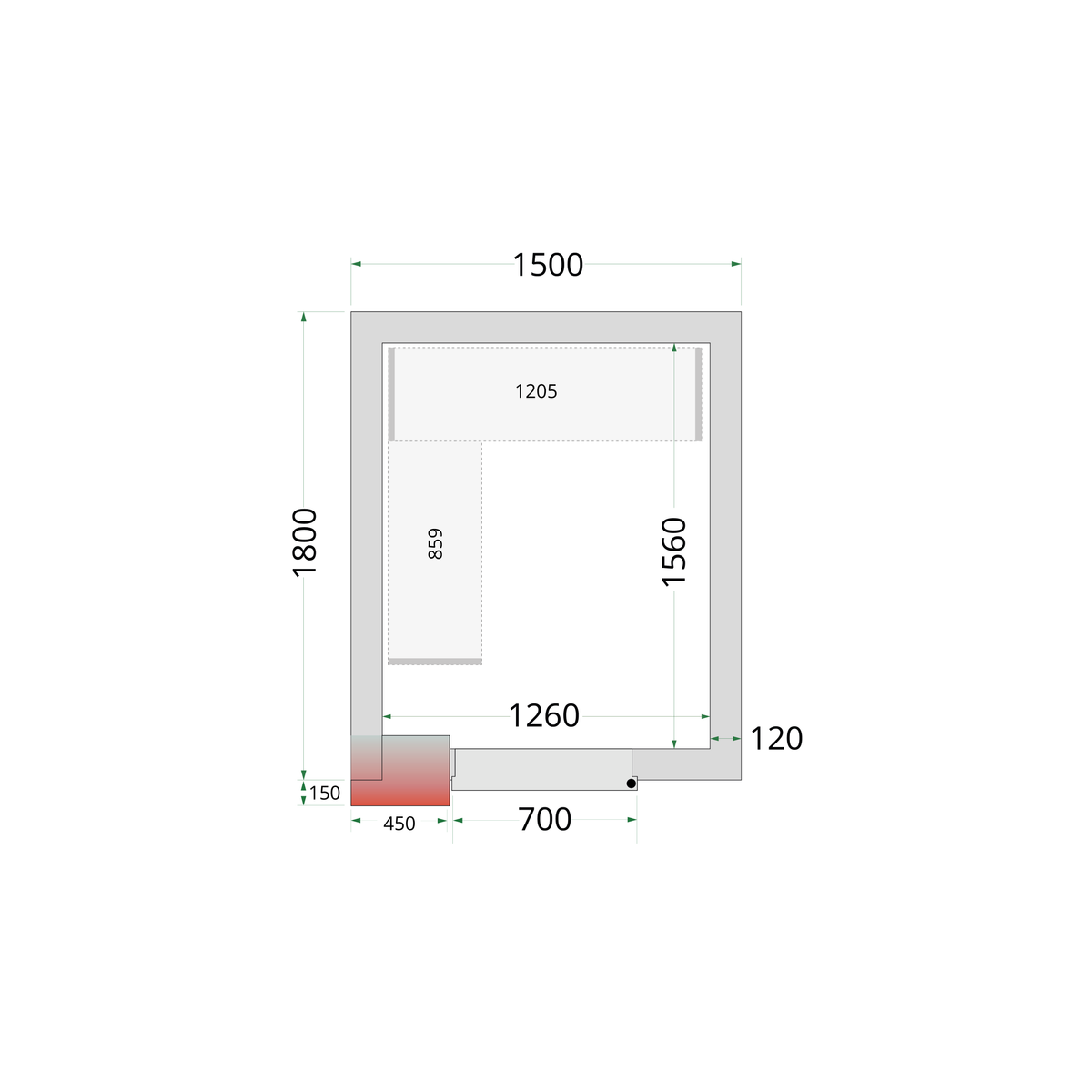 CRNF1518 - CRNF1518 Shelf Kit