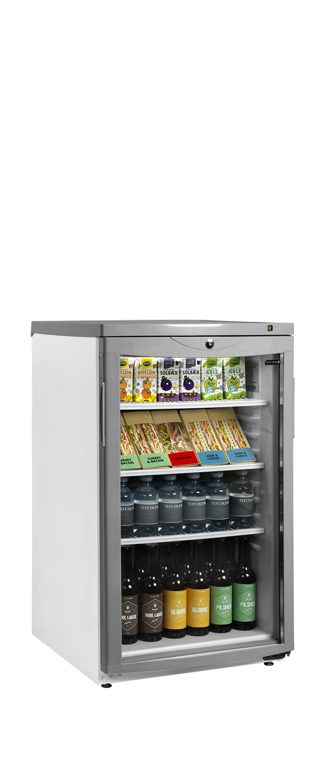 Tefcold Undercounter Chiller 105L, Glass Door, +2 to +10°C – BC145 – image 2