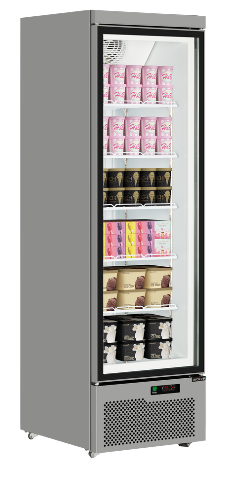 Tefcold Display Freezer 390L, Glass Door, -18 to -22°C – Atom Maxi F1DS – image 2