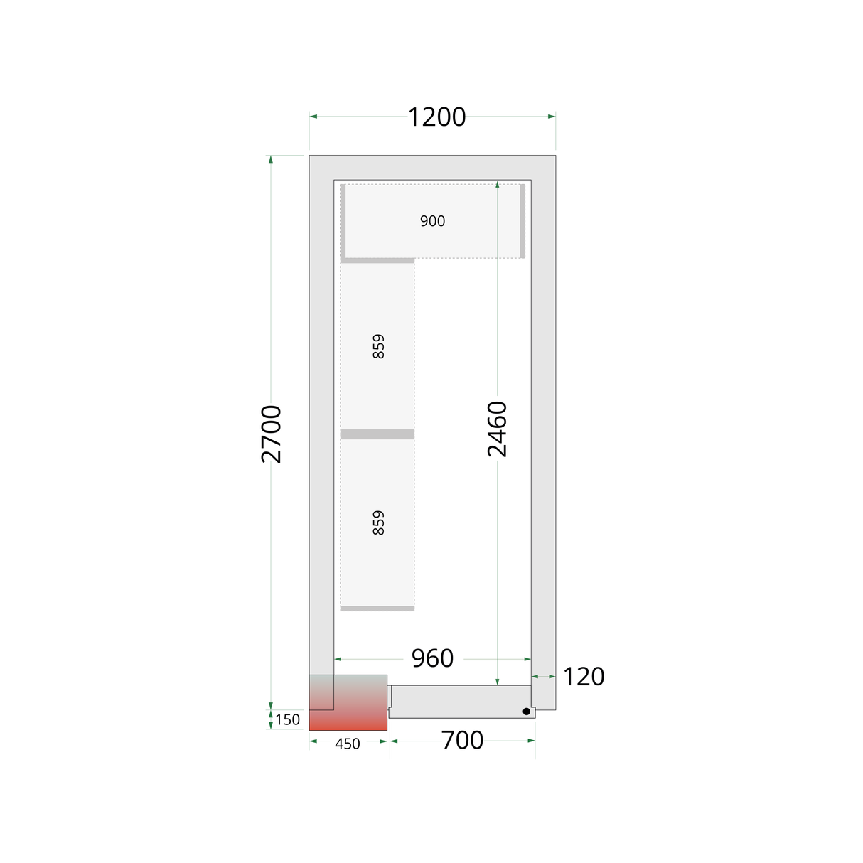 - - Freezer Room - CRNF1227