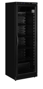 Tefcold Glass Door Merchandiser 350L, Glass Door, +2 to +10°C – UR400G BLACK