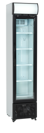 Tefcold Slimline Glass Door Merchandiser 116L, Glass Door, +2 to +12°C – FSC175H