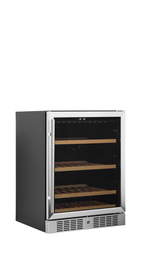 Tefcold Wine Cooler 141L, Glass Door, +5 to +18°C – TFW200-S