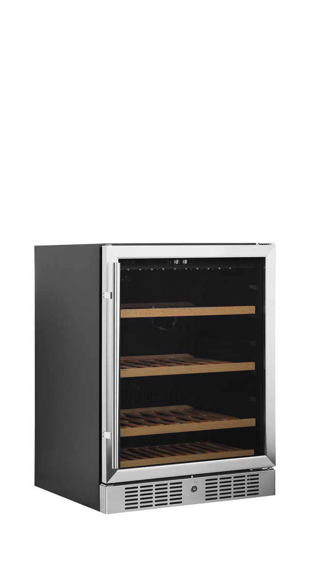 Tefcold Wine Cooler 141L, Glass Door, +5 to +18°C – TFW200-S