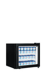 Glass Door Display Freezer - UF50G Black