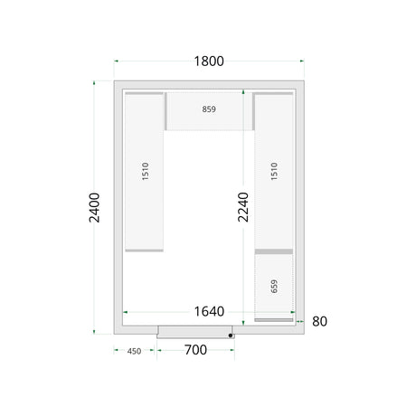 Cold Room Panels - Cold Room 180x240x220