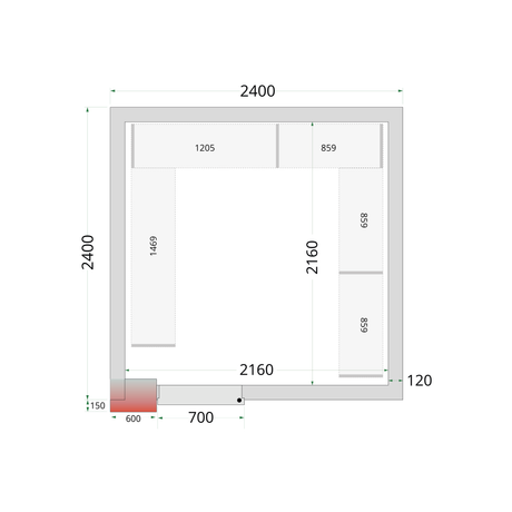 Tefcold CRNF2424 – CRNF2424 Shelf Kit