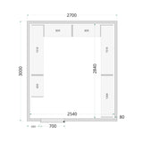 Cold Room Panels - Cold Room 270x300x220