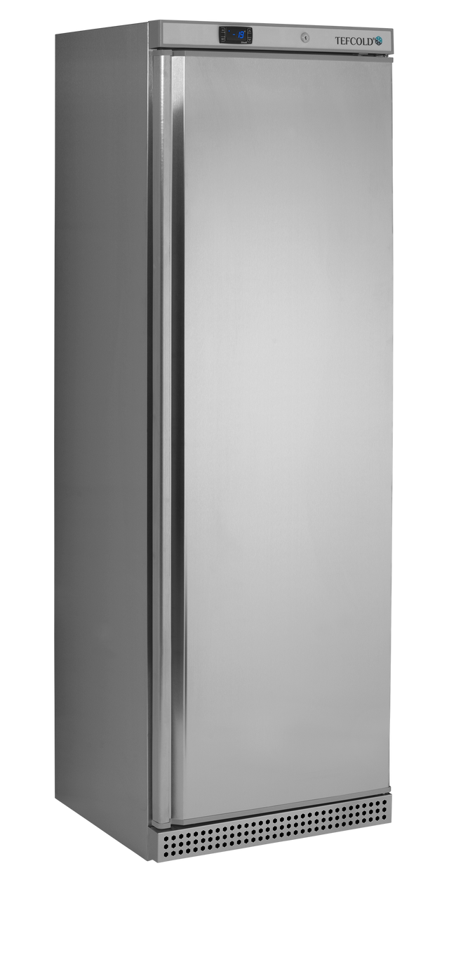 Tefcold Upright Freezer 340L, Solid Door, -24 to -10°C – UF400S