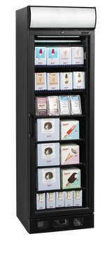 Glass Door Freezer - UFSC371GCP Black