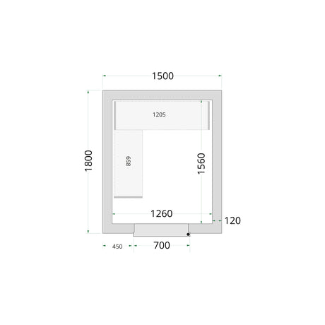 Cold Room Panels - Cold Room 150x180x220