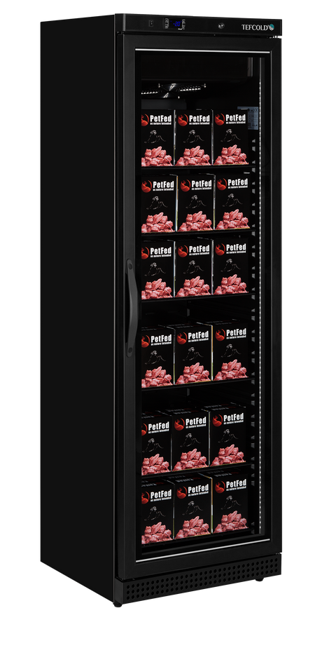 Tefcold Glass Door Display Freezer 340L, Glass Door, -24 to -10°C – UF400VGB – image 2